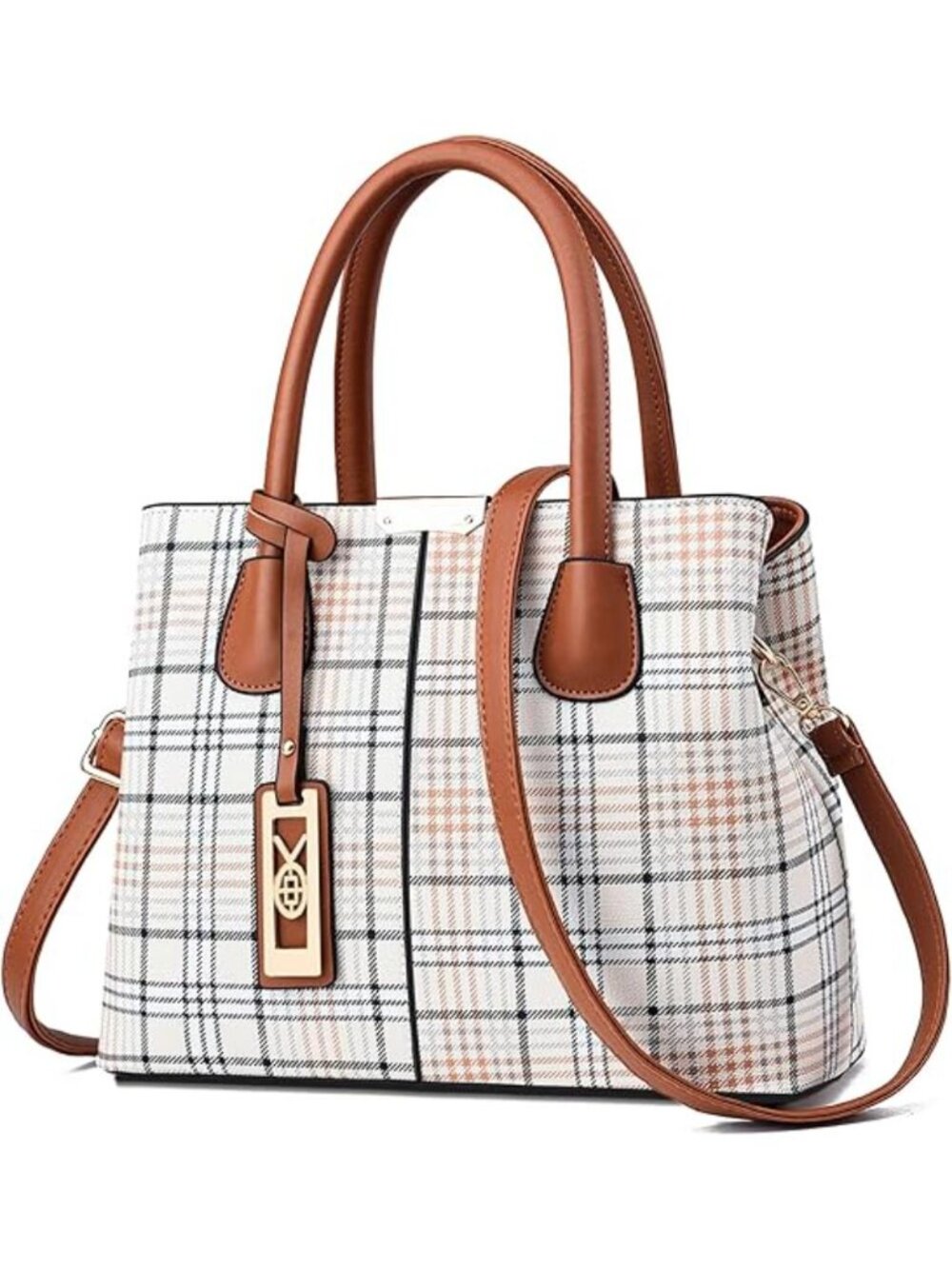 Women's E2-brown Shoulder Tote Bags Top Handle Satchel Purses and Handbags